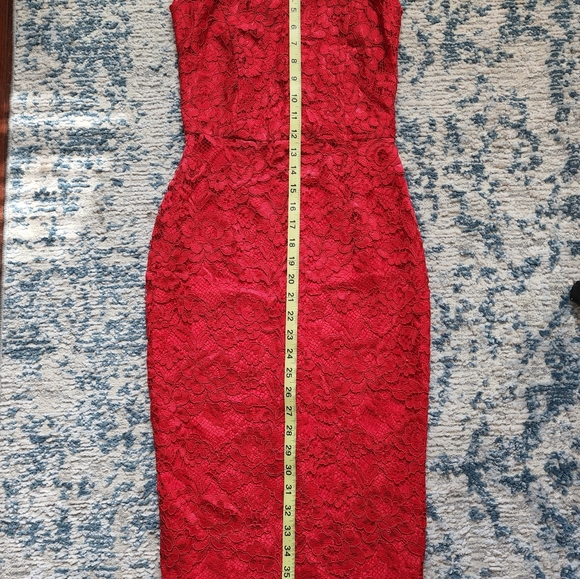 Yumi Kim Save the Date Red Lace Dress 💃 - Picture 8 of 9